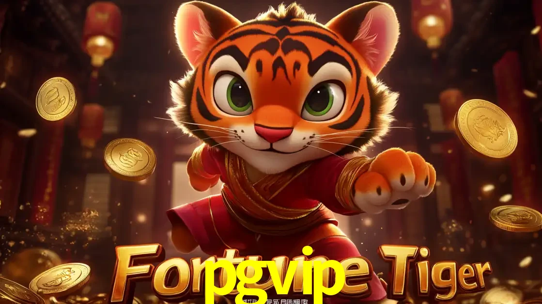 O carismático mascote do jogo de slot Fortune Tiger, um tigre fofo em pose de artes marciais, pronto para trazer sorte e multiplicadores de ganhos no cassino online pgvip.